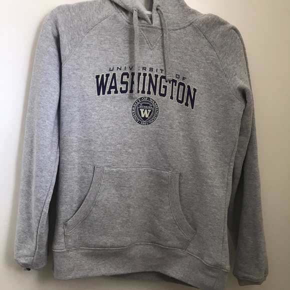 Champion Sweaters - University of Washington Huskies Hooded Sweater